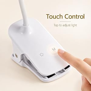 touch control reading light