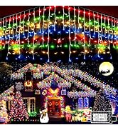 KNONEW 1600 LED Christmas Lights Outdoor Decoration Multicolor 164FT Timer 8Modes Hanging Fairy S...