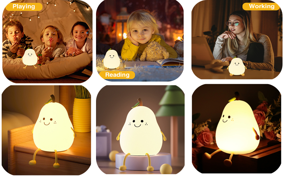 pear night light