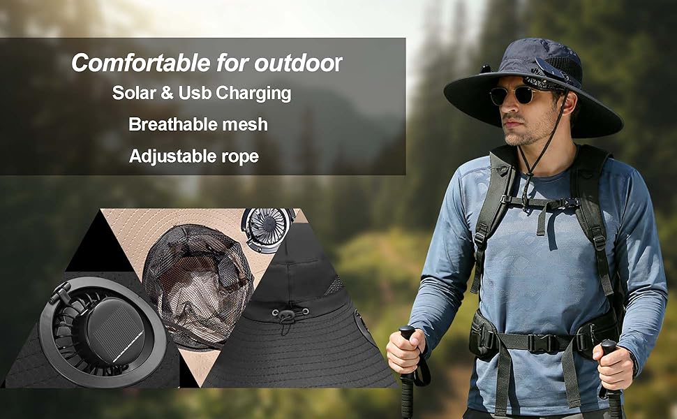 Solar Fan Hat