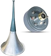 5 CORE Indoor Outdoor PA Horn Speaker - Waterproof Long Range Trumpet Horn 22 Inch + Driver Compr...