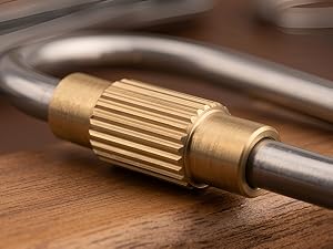 TPFEV titanium keychain