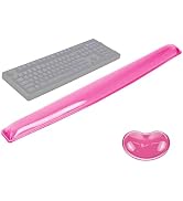 ABRONDA Gel Keyboard & Mouse Wrist Rest Set - Keyboard Wrist Rest Pad & Mouse Support for Office ...