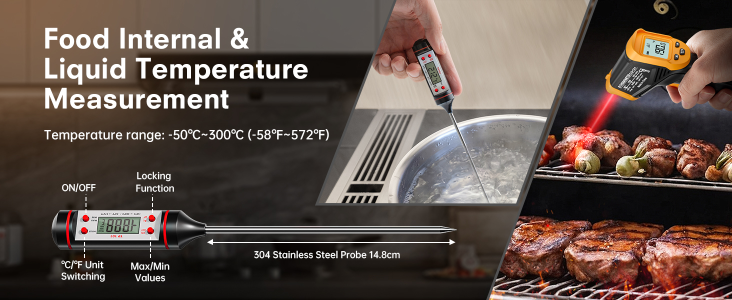 Infrared Thermometer Gun