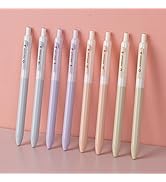 Writech Gel Pens Fine Point: 0.5mm Silent Retractable Extra Fine Needle Point Smooth Writing Pen ...