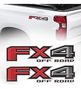 Smeyta 2PC FX4 Off Road Decal Replacement Sticker for F150 Bedside F Truck Super Duty F250 F350 F...