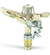 Rain Bird 35ADJTNTB Brass Impact Sprinkler, Adjustable 0° - 360° Pattern, 23' - 50' Spray Distance