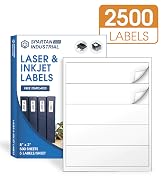 8" X 2" Laser & Inkjet Labels
