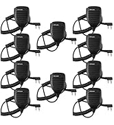 Retevis Walkie Talkie Microphone,Two Way Radio Shoulder Mic,Compatible with Retevis RT68 RT21 H-7...