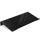 Egchi Computer Keyboard Stand for Desk 78 Keys, 11.8 x 5.1 Inch Keyboard Tray, Black Acrylic Keyb...