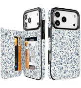 Obbii Compatible with iPhone 17 Pro Max Case Wallet with Card Holder, Flip PU Leather Built-in Ca...