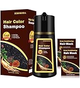 Yocisku Hair Dye Shampoo, Gray Hair Coverage Dye Shampoo, Hair Color Shampoo for All Hair Types, ...