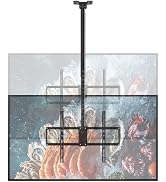 IMtKotW 50-100'' Swivel TV Ceiling Mount, up to 176lbs, 45.3-66.9'' Adjustable Height Hanging TV ...