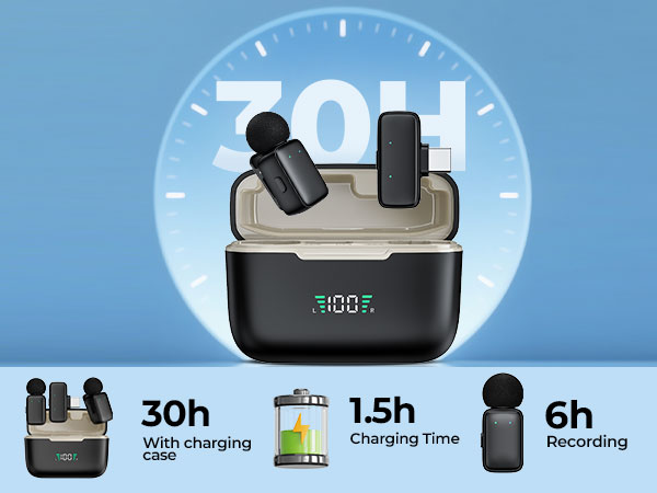 Mini Mic with Charging Case