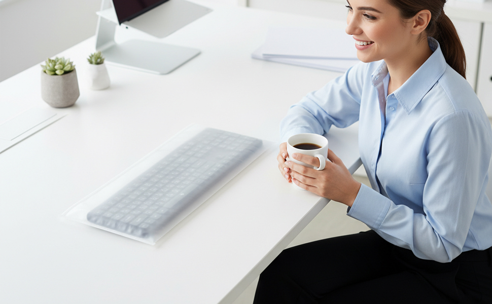 SZBRO Keyboard Dust Cover Water-proof protective case see-through