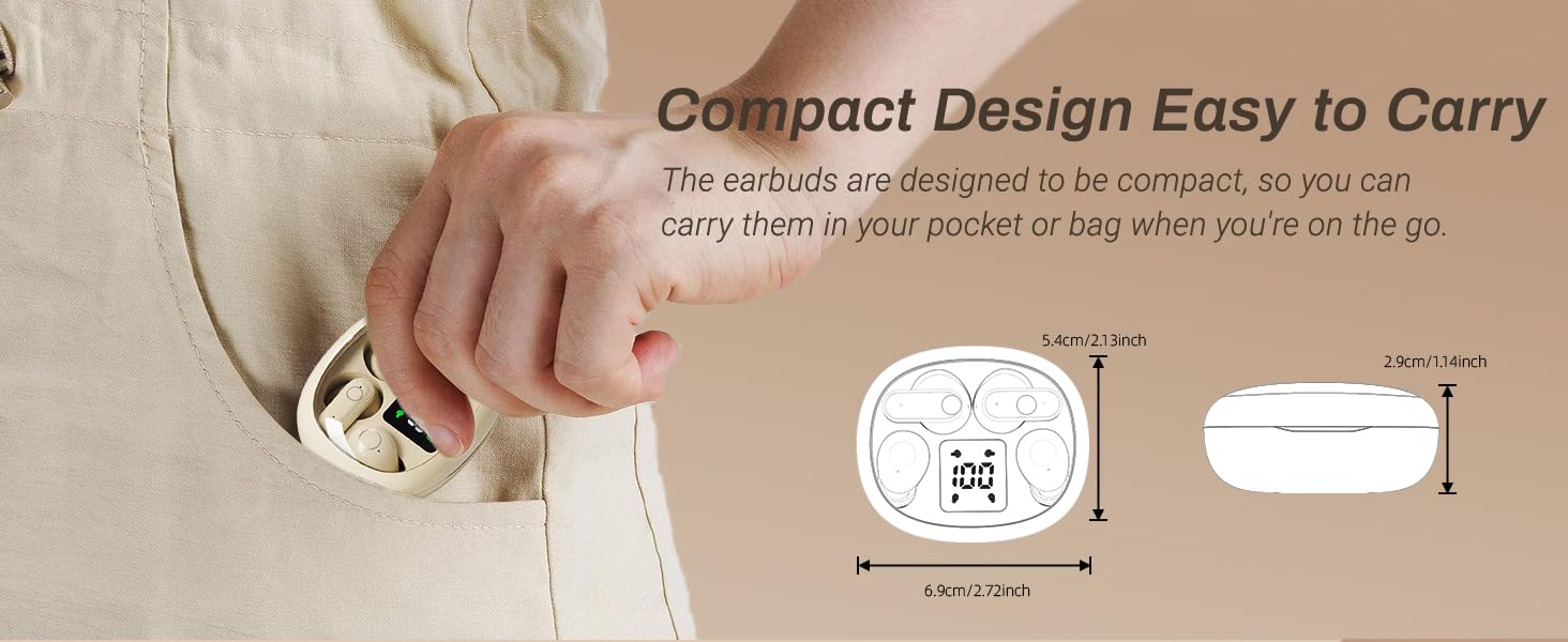 Mini Invisible Sleep Bluetooth Earbuds