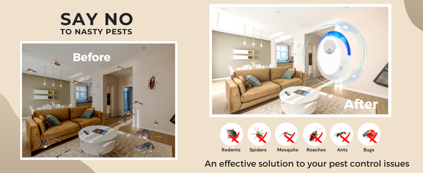ultrasonic pest repeller indoor mouse repellent ultrasonic plug in