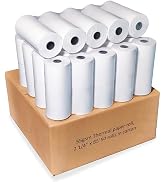 HUOJI 2 1/4 x 85 Thermal Paper Rolls, 50 Rolls Receipt Paper Compatible with Most Thermal POS Pri...