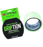 CATTONGUE GRIPS Non-Abrasive Grip Tape Wrap - 2” Thick Heavy-Duty, Waterproof Anti-Slip Tape for ...