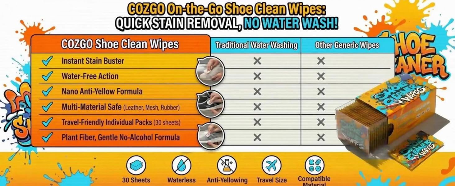 shoe cleaner wipes
