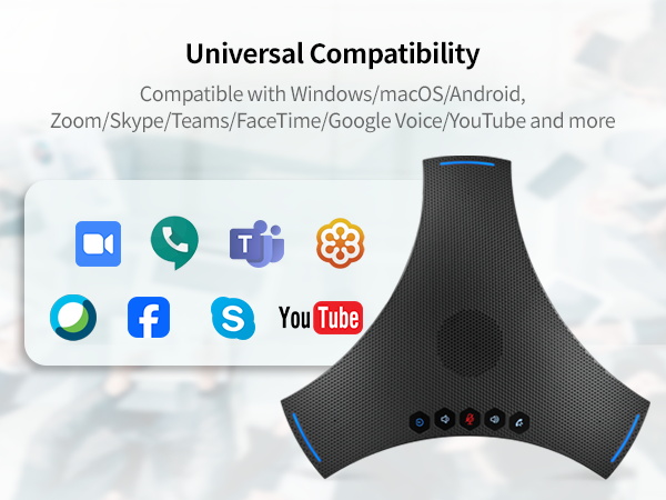Universal compatibility speakerphone