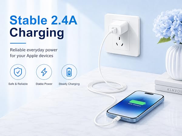 Stable 2.4A Charging