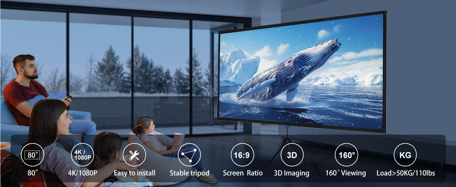 portable projector screen