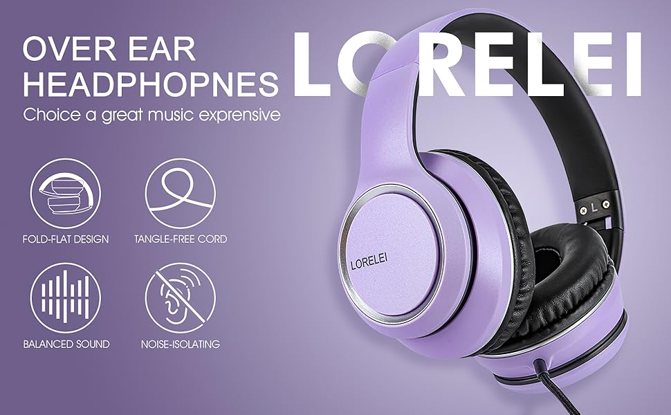 X8 Purple headphones