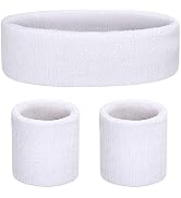 Favofit Headbands/Wristbands for Women Men Girls Boys for Gym Workout & Yoga, Super Comfy Sports ...