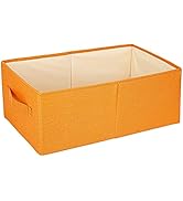 ALYER Collapsible Fabric Storage Organizer with Handles ,Shelf Bins Box Container for Bedroom Off...