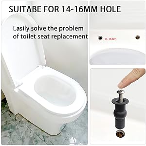 Universal Toilet Seat Bolts Kit