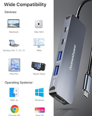 USB C Hub Multiport Adapter