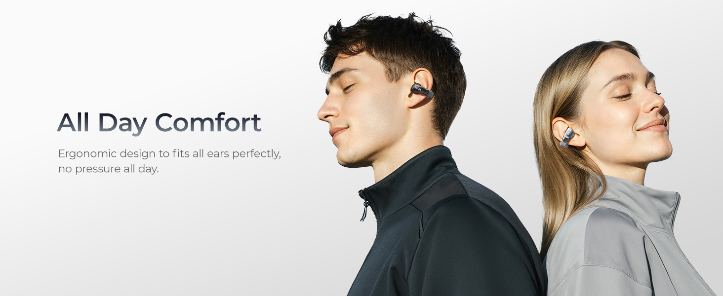 bluebooth open ear headphones