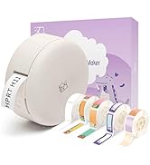 HPRT H11 Label Maker with Tapes, H11 Thermal Mini Label Printer Bluetooth Wireless for Storage, H...