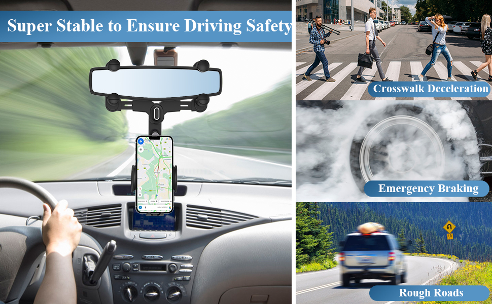 360°Rotatable and Retractable Car Phone Holder