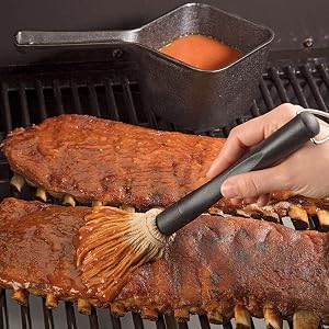 basting brush ribs BBQ barbecue