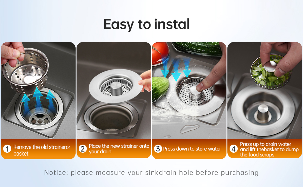 kitchen sink drain stopper