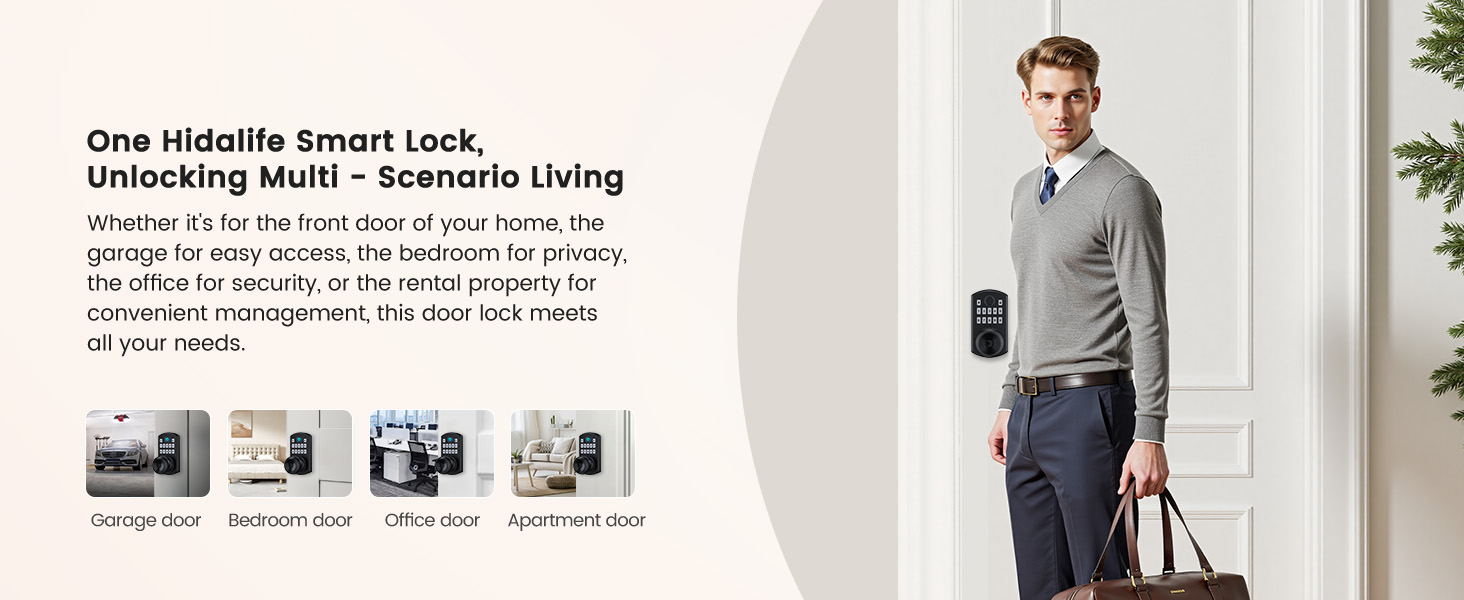 Keyless entry door lock