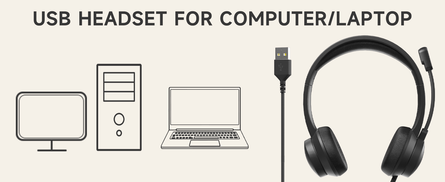 computer headphones with microphone