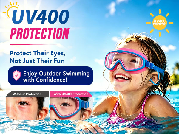 uv protection swim goggles beach swim goggles