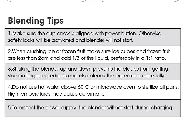 A8 Portable blender
