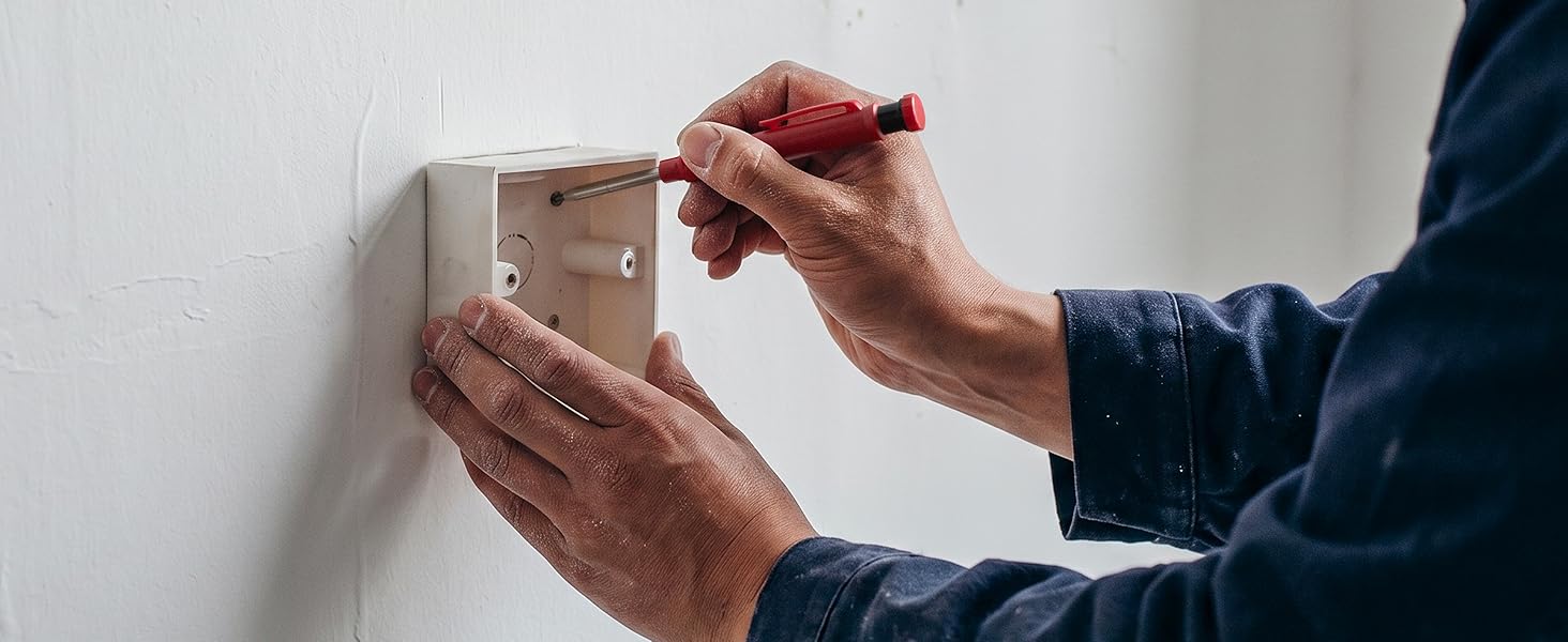 Marking inside a deep electrical back box