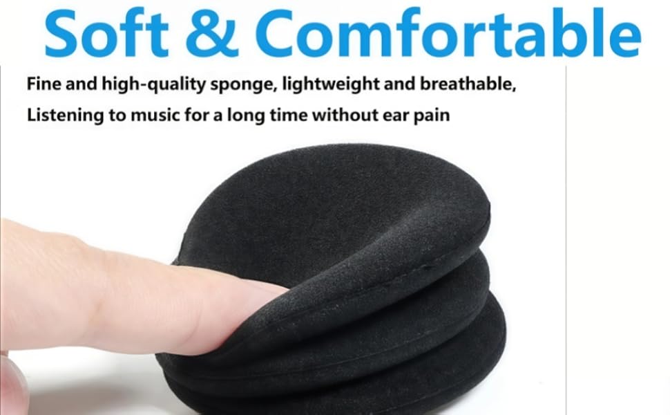 Premium Soft Foam Ear Pads for All-Day Comfort