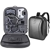PONYRC Professional Hard Case for DJI FPV Combo Drone, Waterproof Shockproof Backpack Bag for DJI...