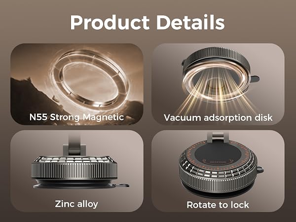 Metal Magnetic Car Phone Holder
