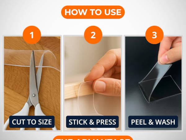 Elasticpack nano double-sided tape is easy to apple and strong to hold