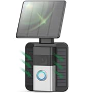 QIBOX Solar Charger Only Compatible with Battery Doorbell (USB-C Port) Waterproof Continuously So...