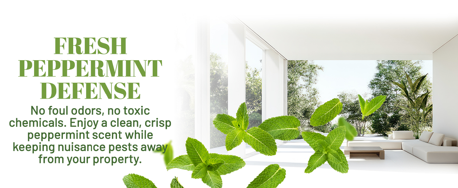 natural peppermint animal repellent spray