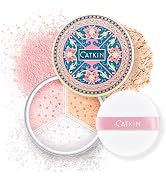CATKIN Loose Setting Powder - Translucent Shimmer Finishing Powder, 3 Colors Even Skin Tone, Oil ...
