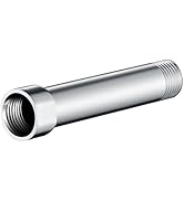 BRIGHT SHOWERS Shower Arm Extender for Rain and Handheld Shower Head, 4 Inch Shower Head Extensio...